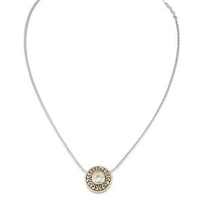 John Medeiros Antiqua Collection - Sliding Circle Pendant on Chain